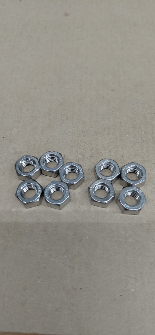 #14 UNC HEX NUTS 2.5 THREAD PITCH 