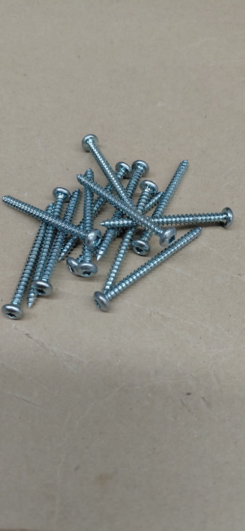 #8-2" WOOD FLAT-HEAD ROBERTSON PAN HEAD ZINC PLATED WOOD SCREWS SCREWS 