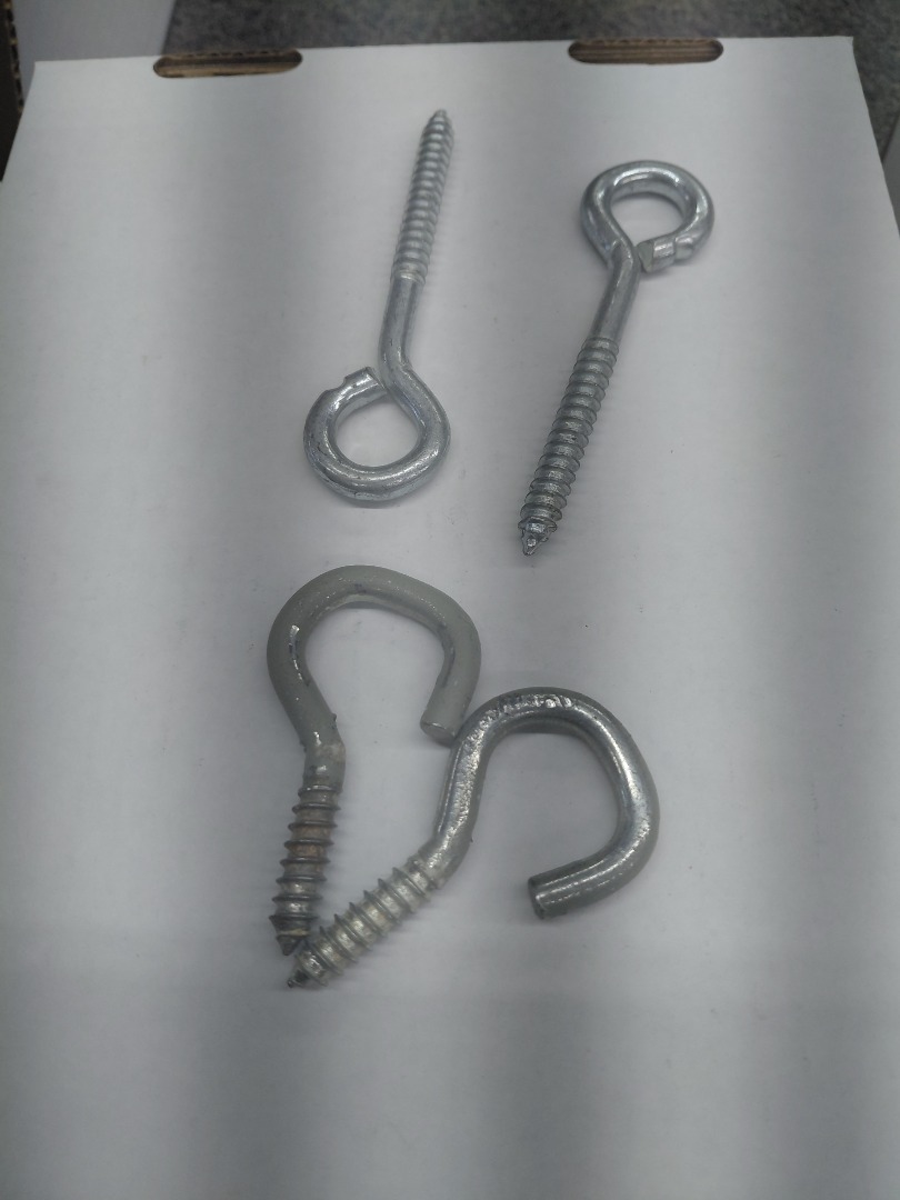 WOODEN ANCHOR SCREW EYE BOLTS MIX