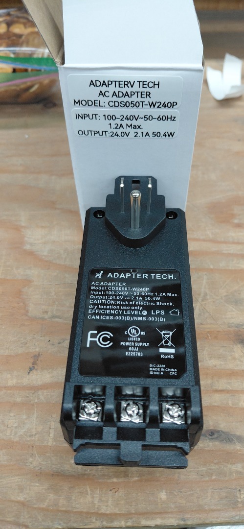 ADAPTERV TECH AC ADAPTER, CDSO050T-W240P