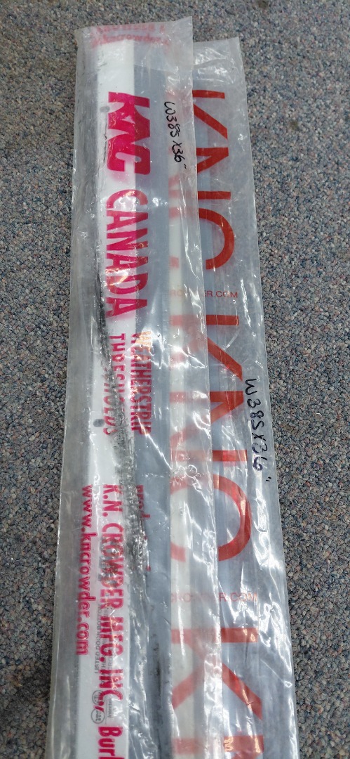 KNC WEATHERSTRIP THRESHOLDS W38S X 36" 