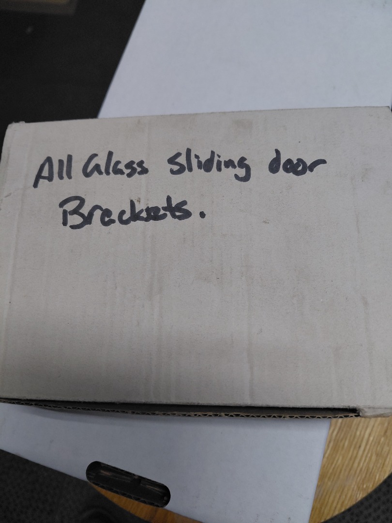 GLASS SLIDING DOOR BRACKETS