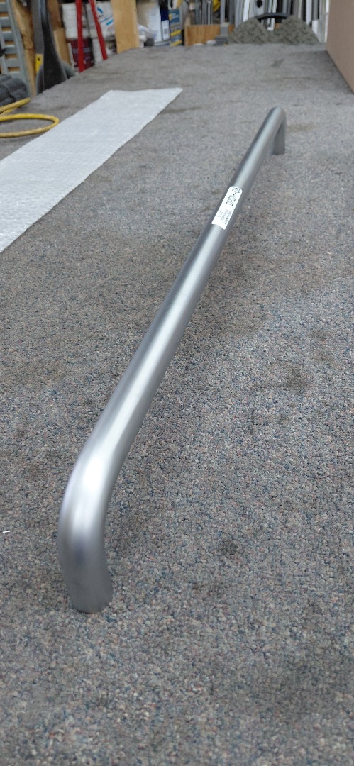  DOOR PUSH BAR 33"L X 3"H  ALUMINUM FINISH