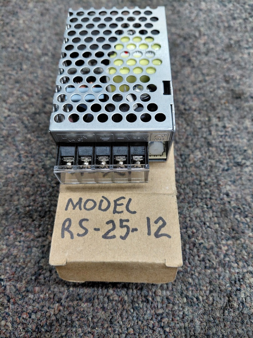 POWER SUPPLY ADAPTER MODEL RS-25-12