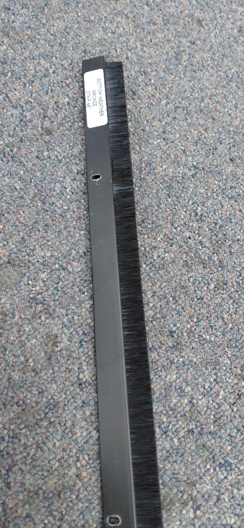 BOTTOM WEATHER BRONZE STRIP 48" 